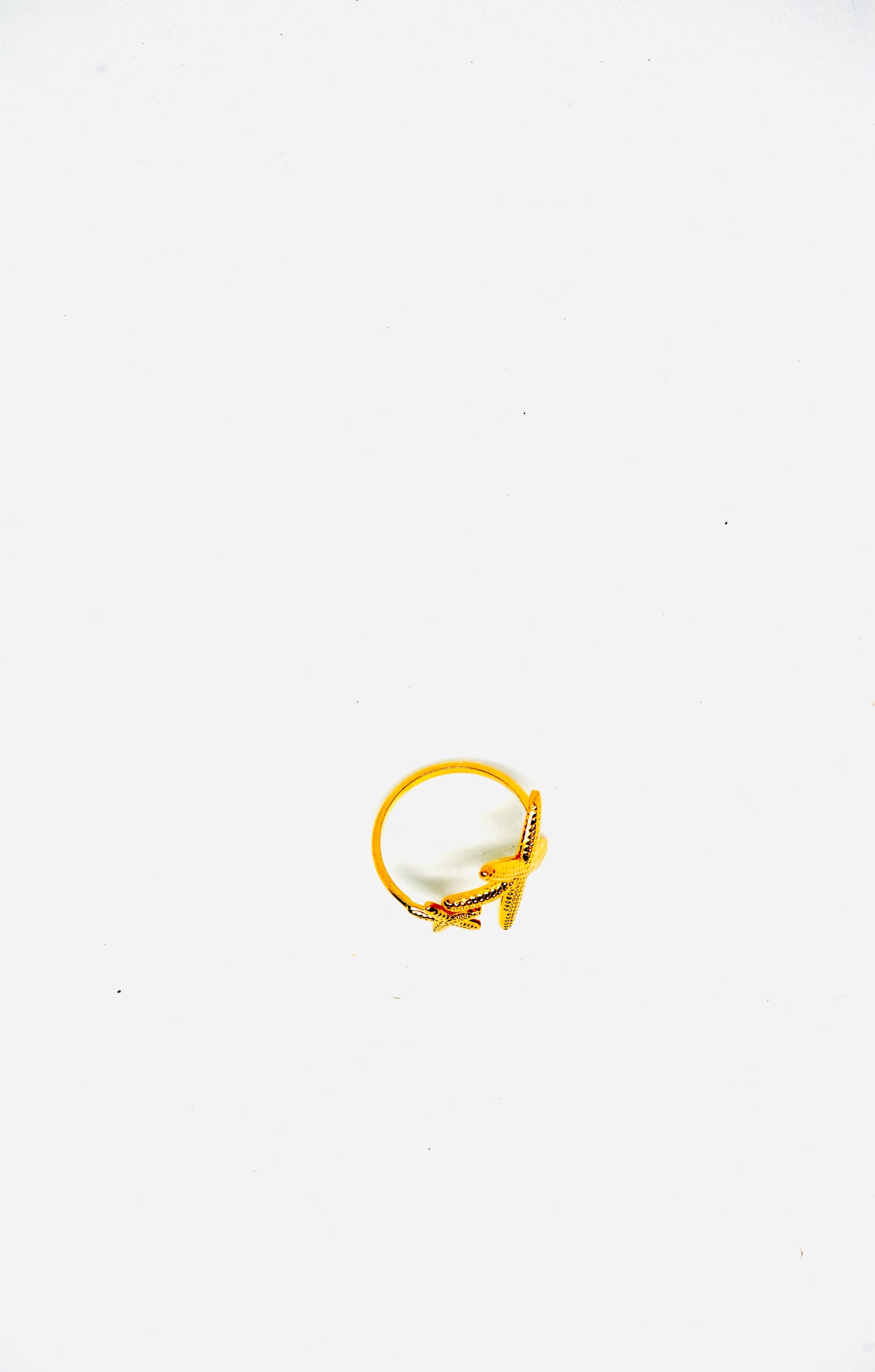 Retro Starfish Open Rings