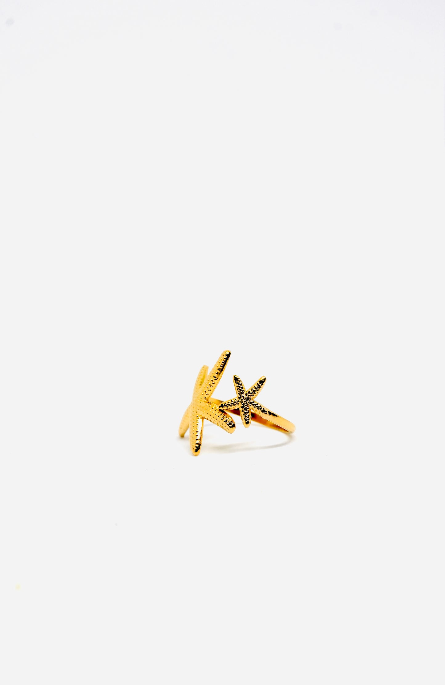 Retro Starfish Open Rings