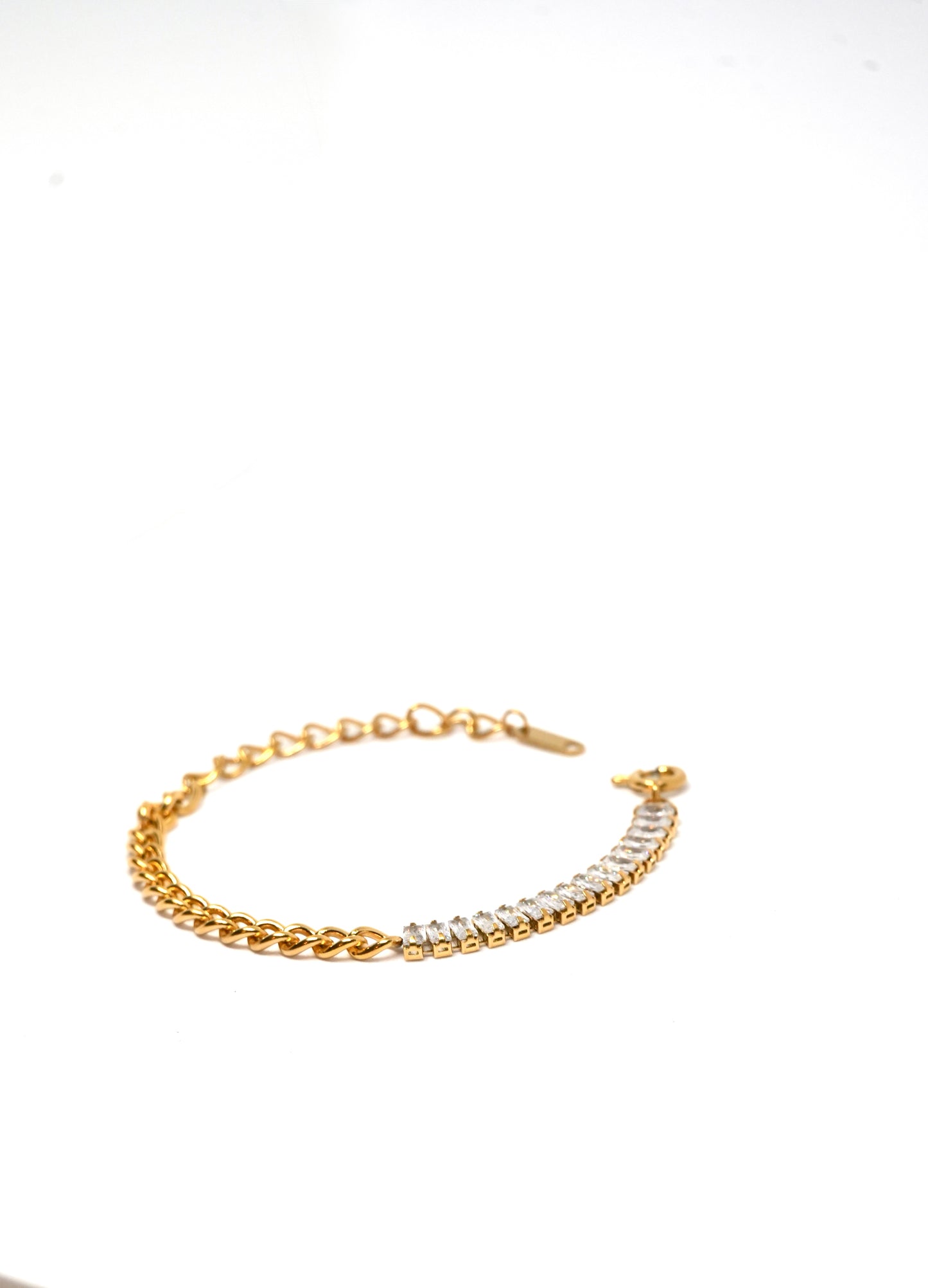 Dainty Cuban Crystal Bracelet