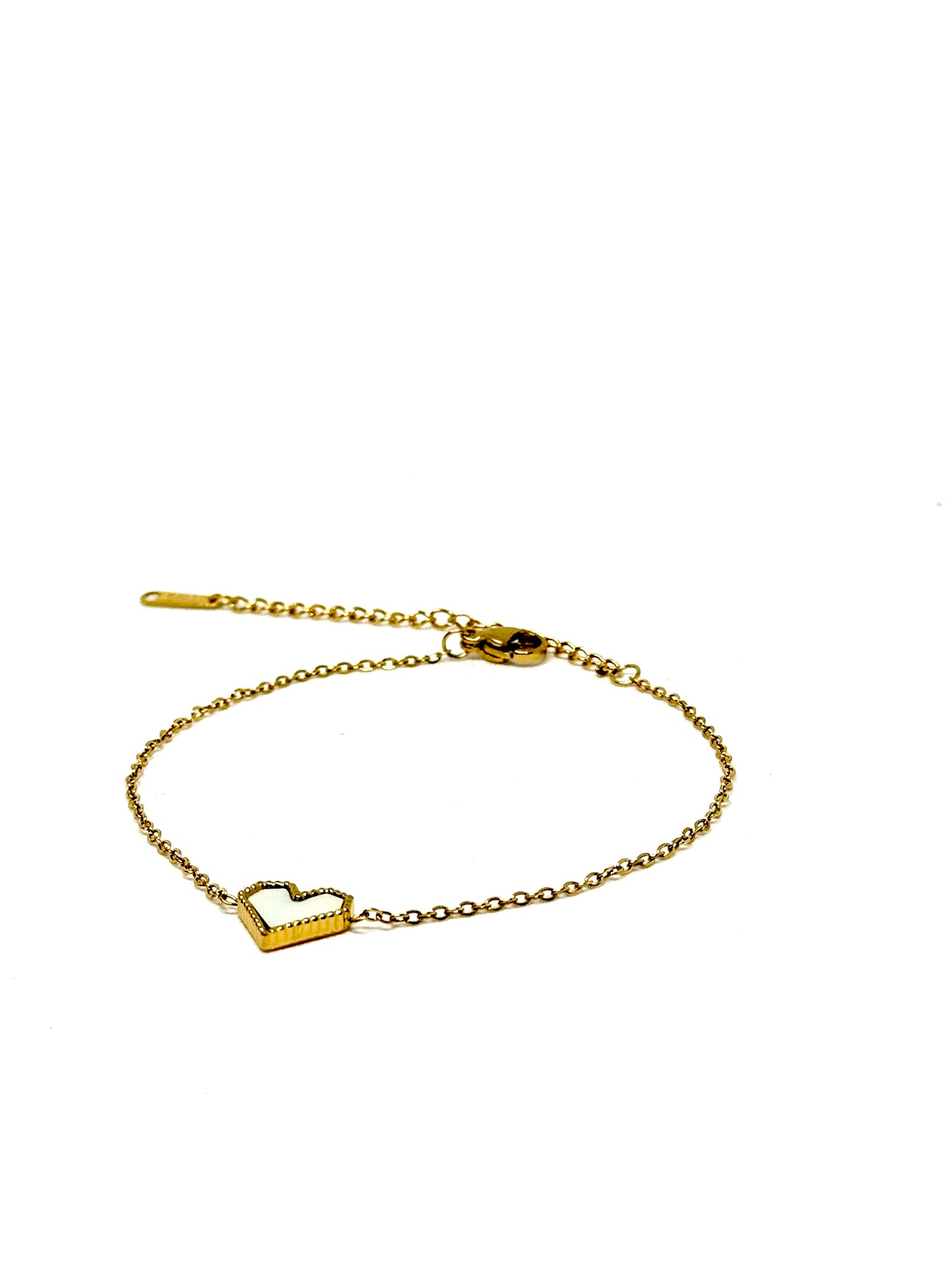 Mini Heart Charm Bracelet