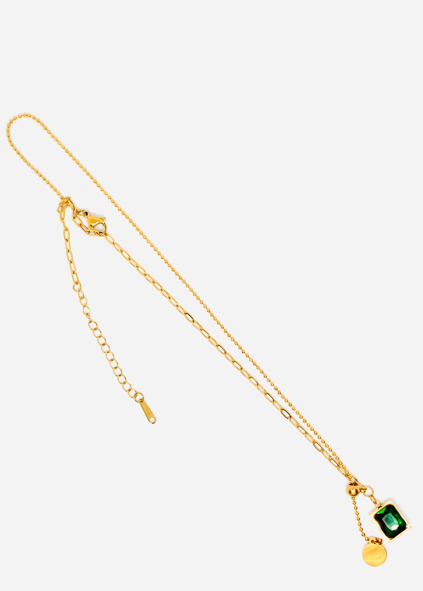 Everyday Exquisite Green Pendant Necklace