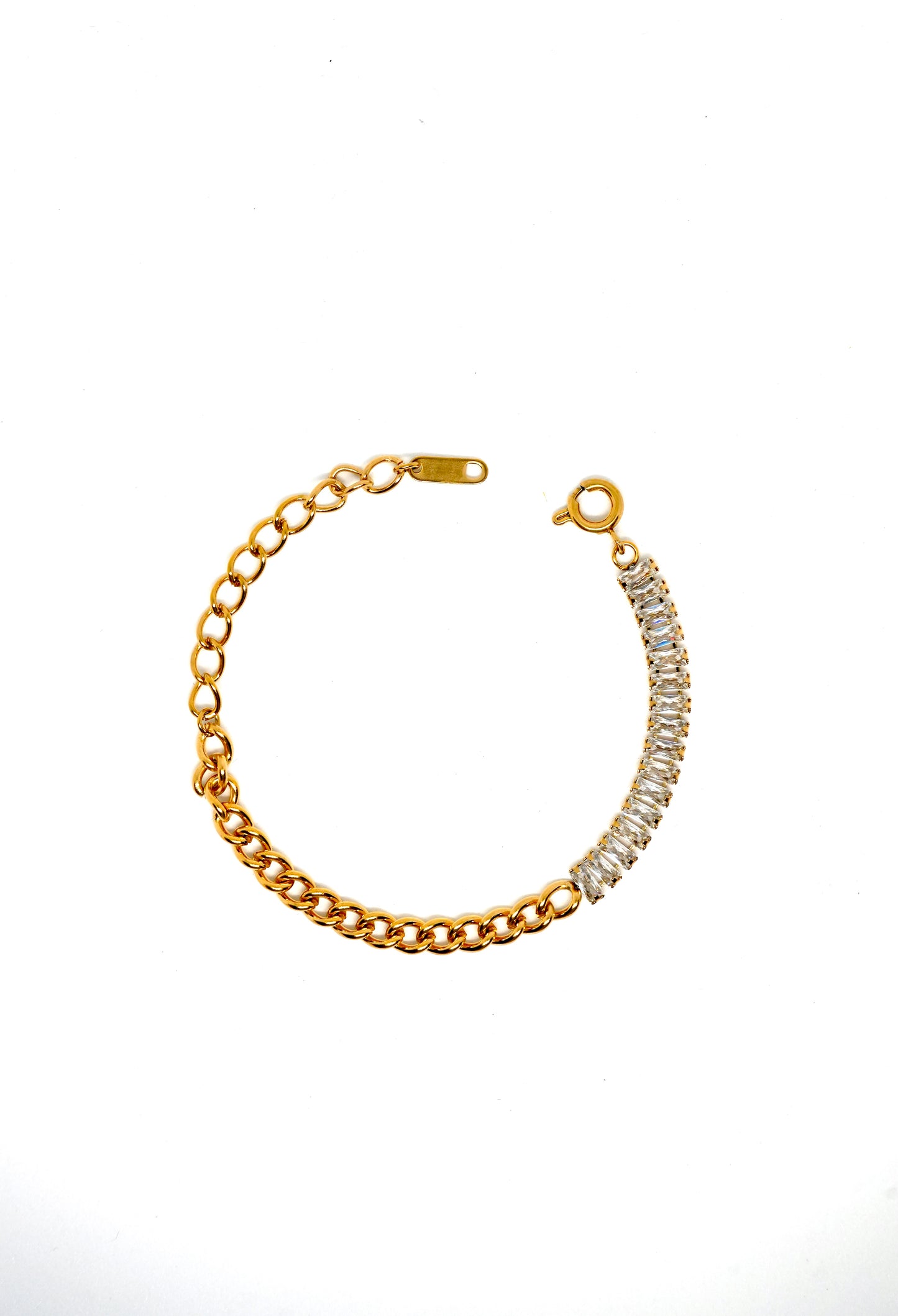 Dainty Cuban Crystal Bracelet