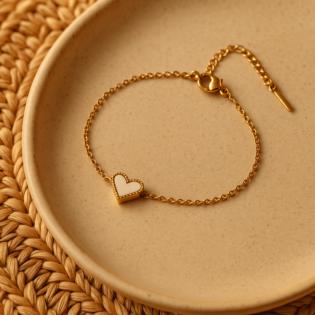 Mini Heart Charm Bracelet