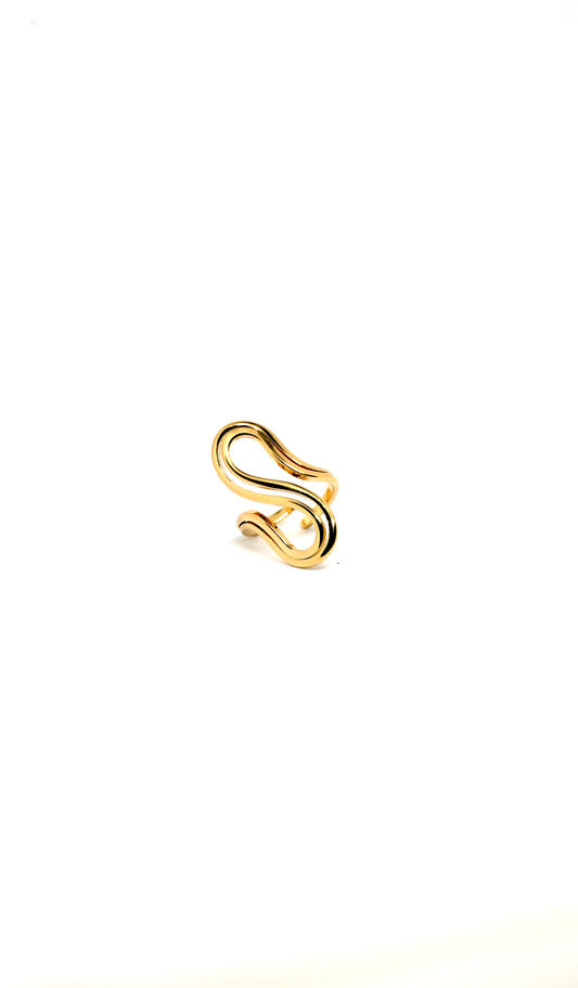 S Shape Open Ring