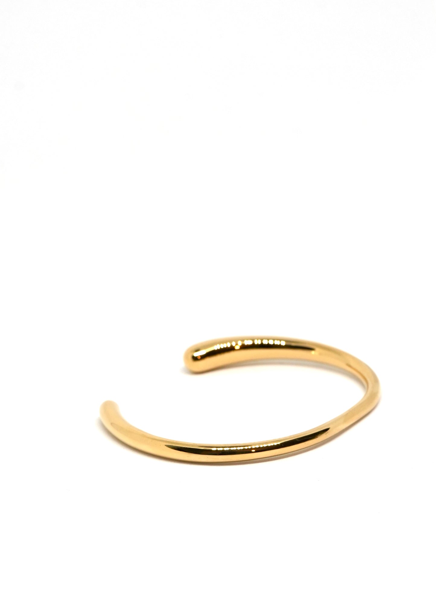 Simple Style Solid Color Cuff Bracelets gold and silver