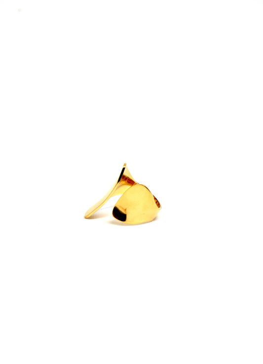 Classic open ring gold