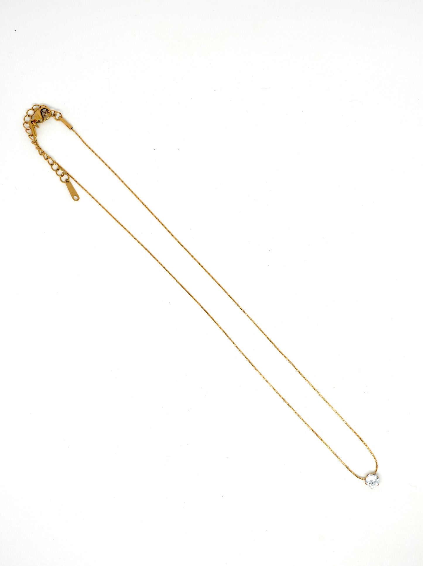 Delicate Diamond Studded Necklace