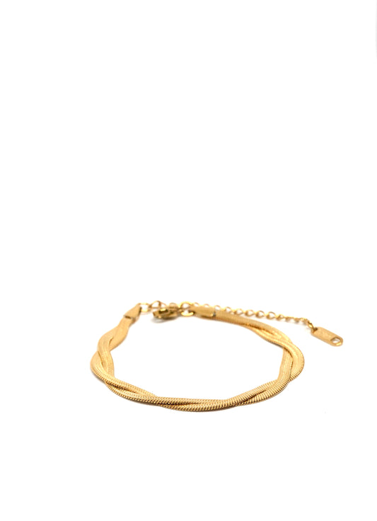 Twist Snake Chain Bracelet
